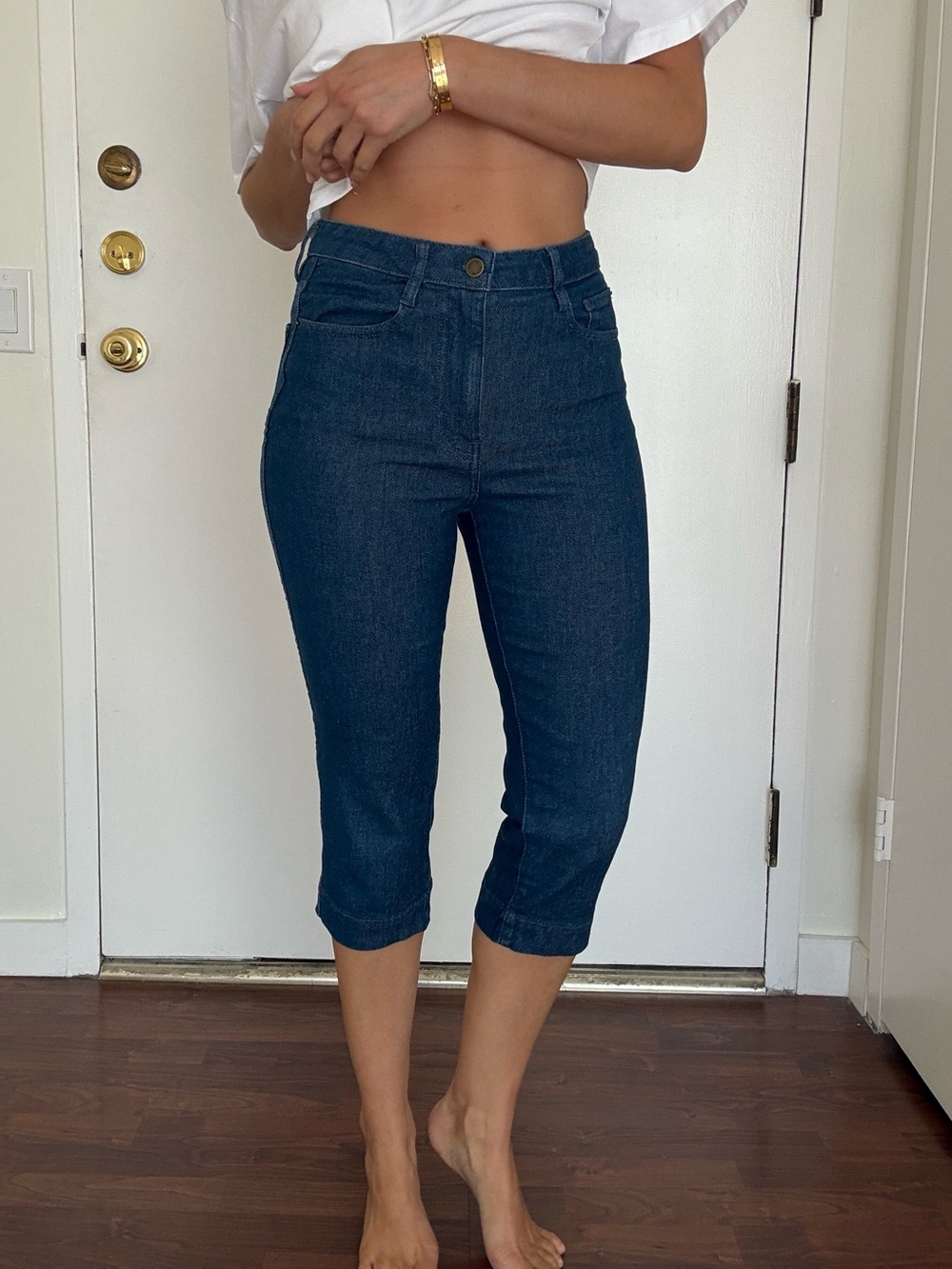 Sezane capri jeans